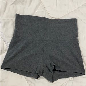 Grey athletic shorts